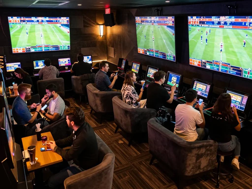 Players actively engaging with sports betting at xx88, showcasing exciting live action and interactions.
