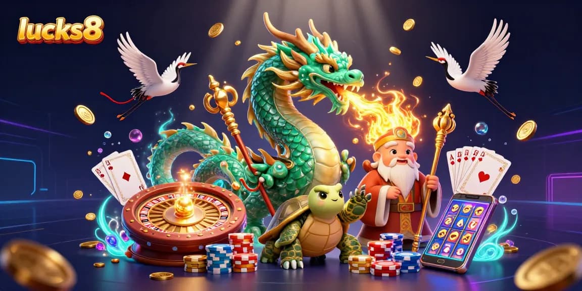 Experience thrilling jackpots and winning strategies at lucks8 with golden coins, dragon, and lucky cranes.
