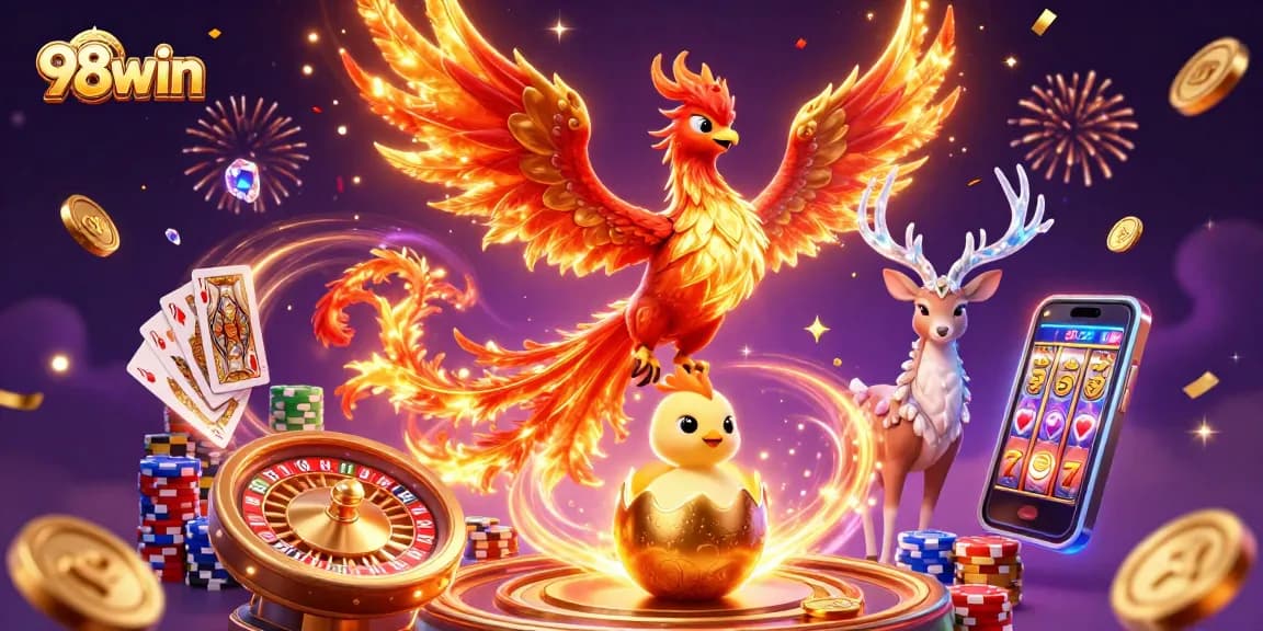 Engage in winning strategies with 98win's vibrant casino experience featuring dynamic gaming elements.