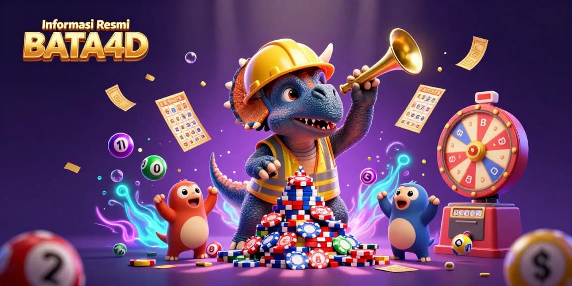 Informasi Resmi BATA4D dalam ilustrasi 3D merayakan keberuntungan dengan karakter kartun dan dadu