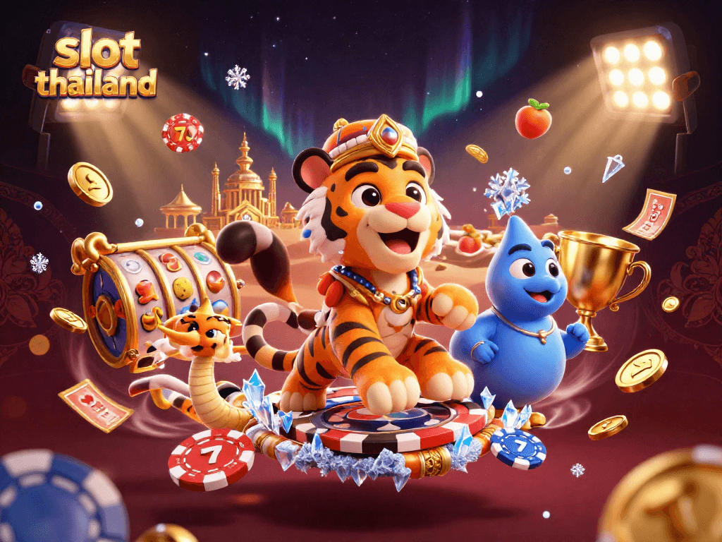 Experience thrilling wins with slot thailand featuring vibrant slot reels and a magical sultan scene.