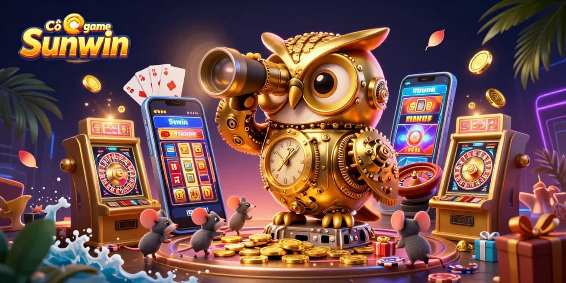 Experience the excitement of Cổng game Sunwin with vibrant casino action as characters celebrate wins!