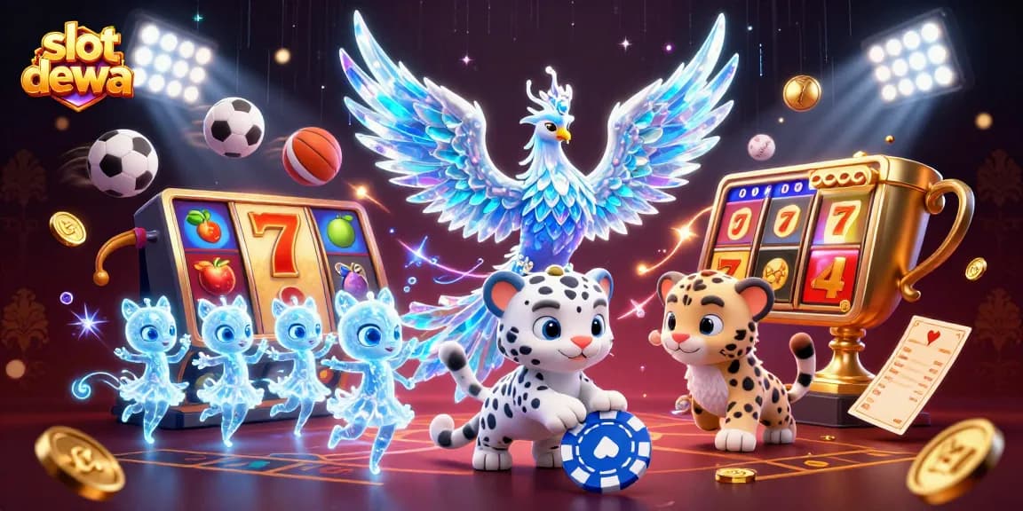 Slot dewa menawarkan pengalaman bermain yang menarik dengan ilustrasi kasino 3D yang kaya detail.