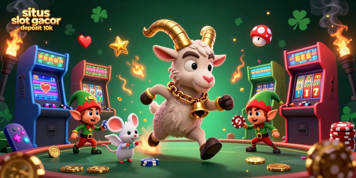 Experience thrilling gaming action featuring situs slot gacor deposit 10k with Krampus, angel mouse, and mischievous gremlins.