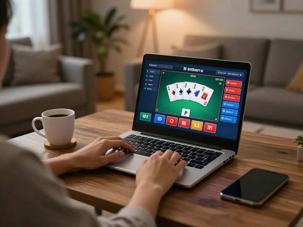 Chơi poker trực tuyến với lucks8 trong một không gian game tại nhà thoải mái để tối đa hóa trải nghiệm cá cược của bạn