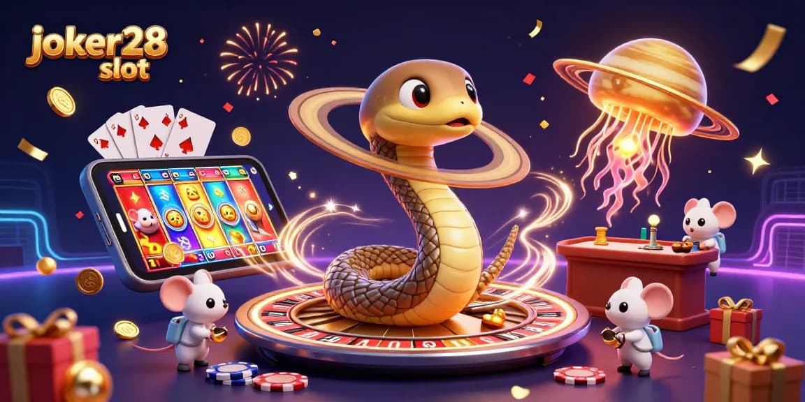 Permainan joker28 slot semakin seru dengan ilustrasi 3D penuh warna dan karakter unik yang menarik perhatian.
