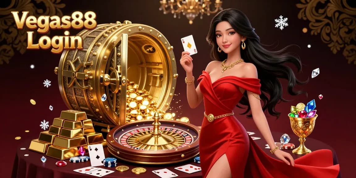 Engage in casinos with Vegas88 Login featuring an elegant Asian woman beside roulette, showcasing wealth and allure.