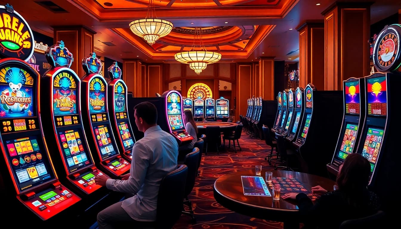 Experience the thrill of slot gacor games in a vibrant casino atmosphere filled with excitement.