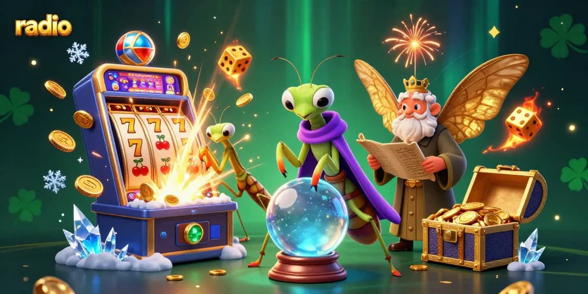 Streamline your radio gambling experience with the vibrant slot machine magic.