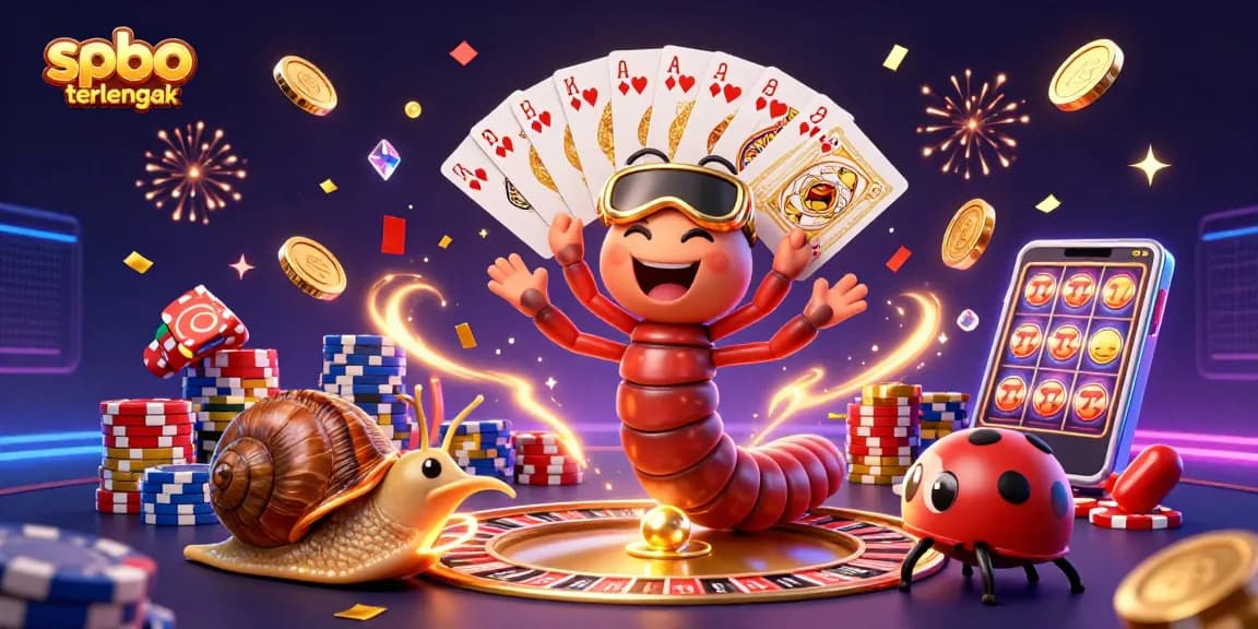 Experience thrilling action with spbo terlengkap featuring a millipede dealer, high-roller snail, and festive atmosphere.