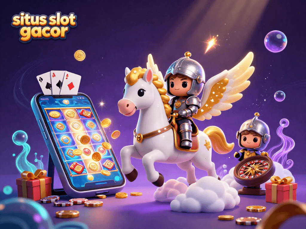 Temukan situs slot gacor dengan ilustrasi 3D menakjubkan yang menampilkan karakter kasino.