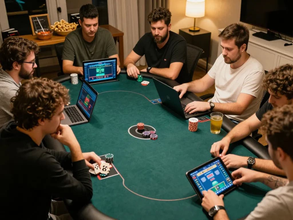 Engaging online poker tournament action featuring m117 strategy insights and player interactions