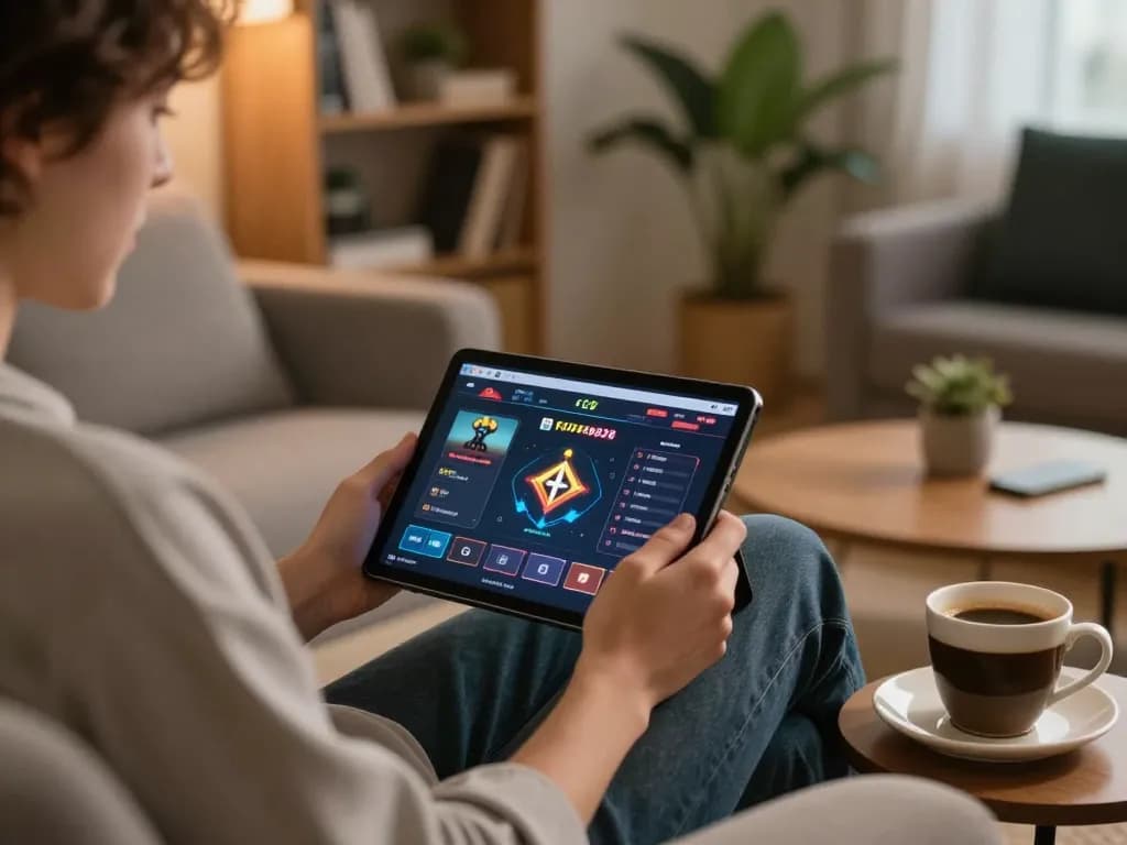 การเล่นเกมออนไลน์ที่น่าตื่นเต้นบน FAFA828 ในบรรยากาศที่อบอุ่นในห้องนั่งเล่นสมัยใหม่