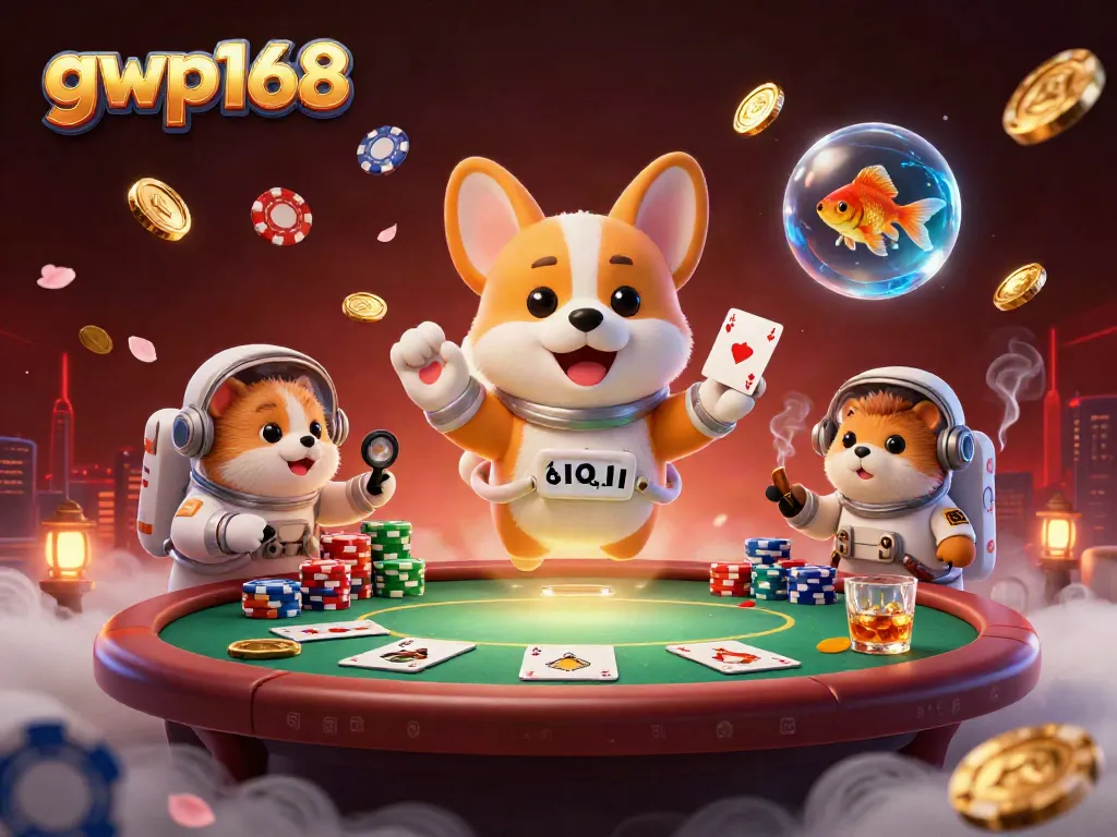 Menggandakan keseruan bermain di gwp168 dengan astronaut corgi yang mengapung di kasino luar angkasa.