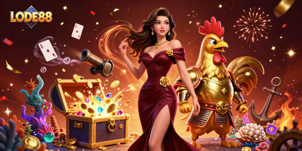 Experience the thrilling world of LODE88 with vibrant online casino action and dynamic gaming elements.