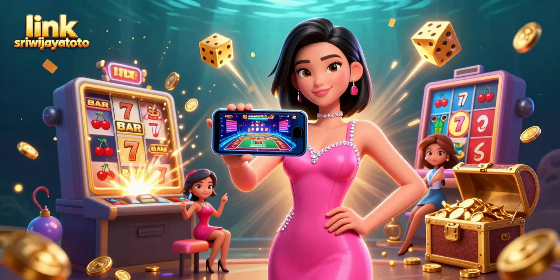 Experience exciting casino thrills with link sriwijayatoto through a dynamic 3D illustration of gaming action.