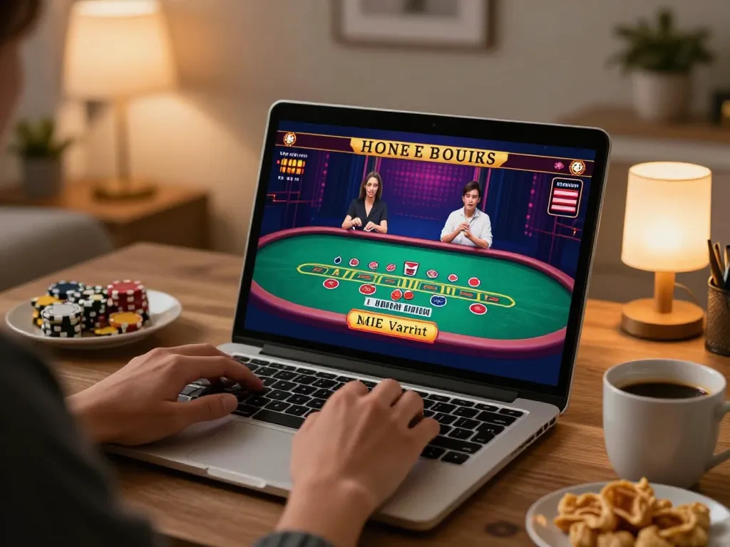 Online gameplay at okfun with players engaged in exciting blackjack session, demonstrating strategic bets and thrilling interactions.