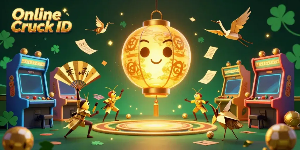 Experience winning thrills with the Online Cricket ID in a vibrant casino scene filled with exciting cricket elements.