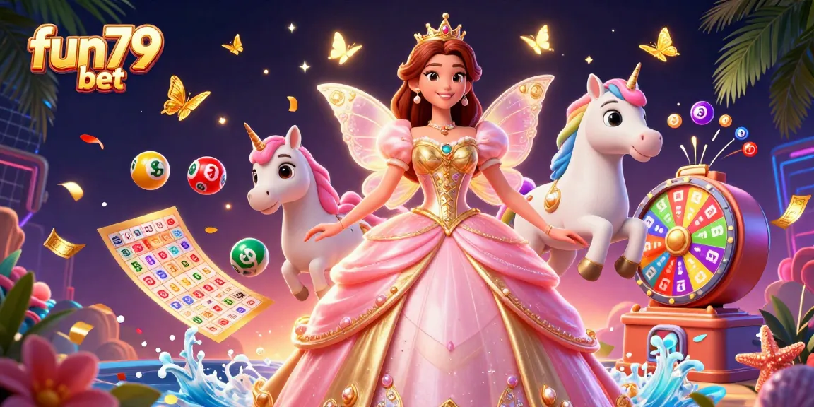 Win big with fun79 bet in this vibrant and immersive online casino scene featuring dynamic game elements.