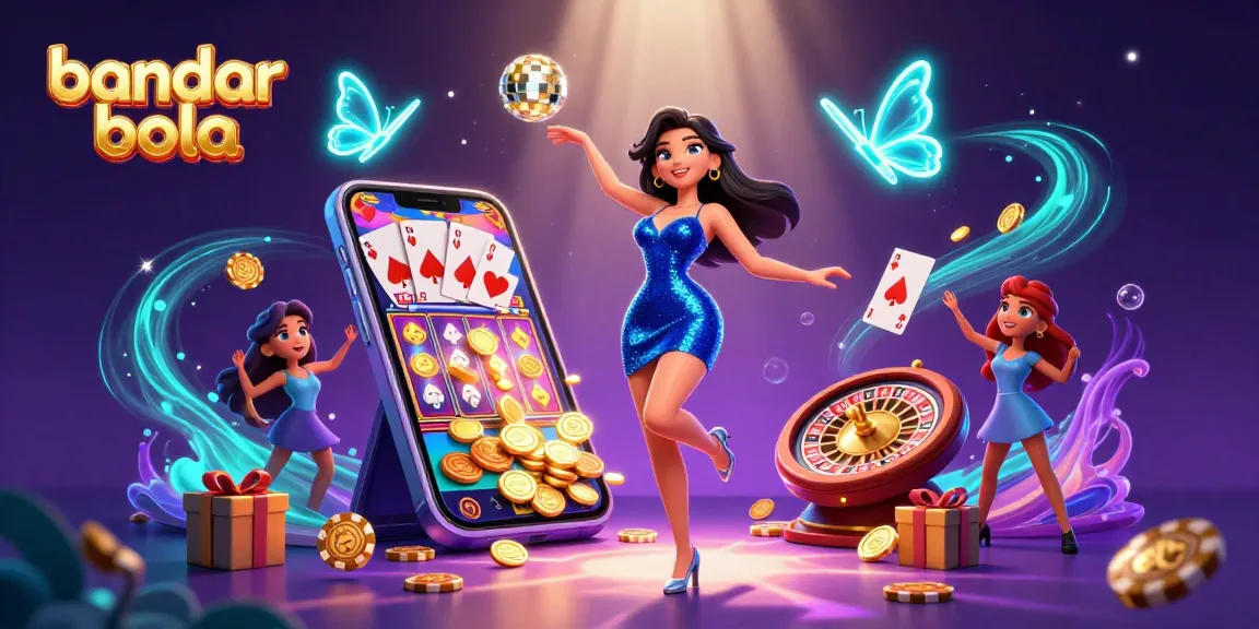 Experience the thrill of bandar bola with dynamic casino elements and vibrant characters.