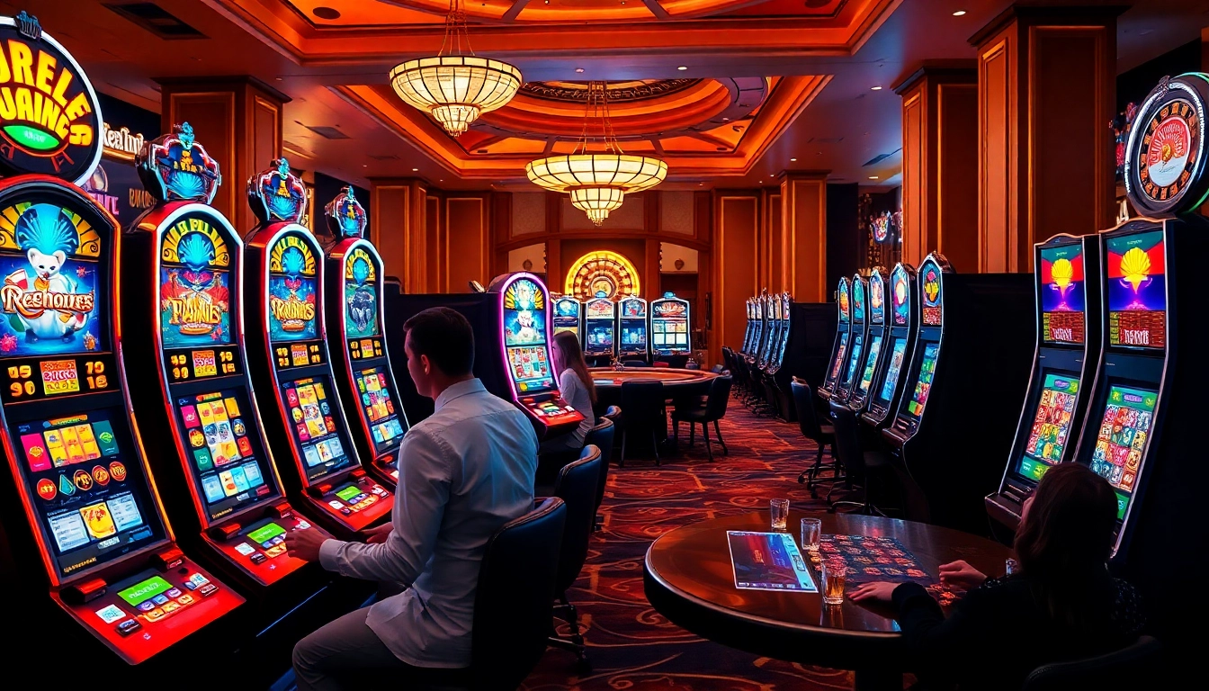 Experience the thrill of slot gacor games in a vibrant casino atmosphere filled with excitement.