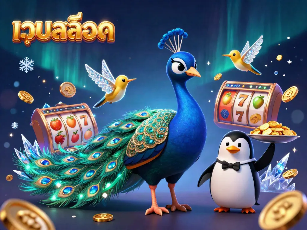 Experience thrilling เว็บสล็อต gameplay featuring vibrant 3D characters and dazzling casino elements.