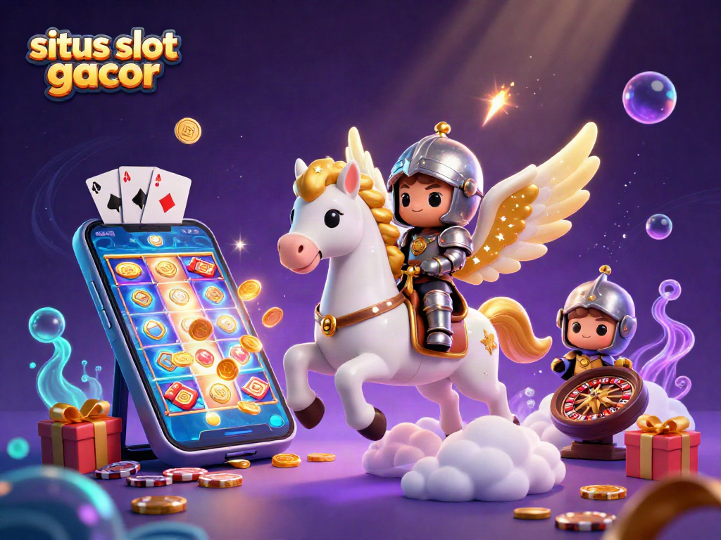 Temukan situs slot gacor dengan ilustrasi 3D menakjubkan yang menampilkan karakter kasino.