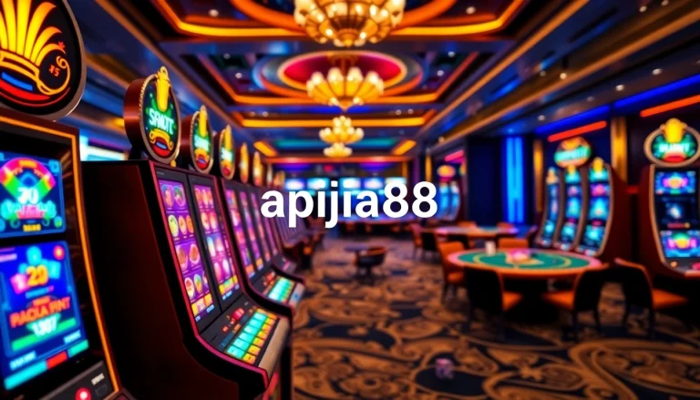 Engaging view of slot online apiraja88 games in a vibrant online casino environment with dynamic action.