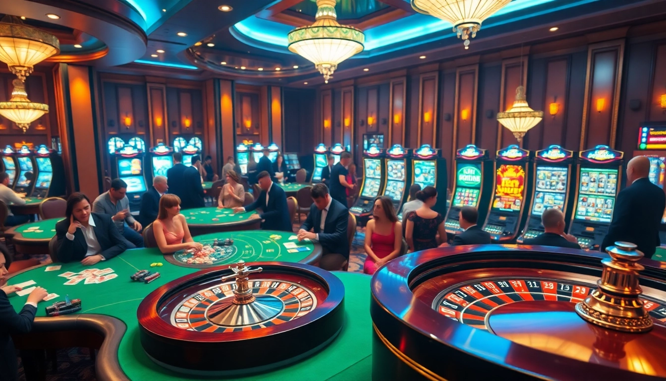 Experience the excitement at SODO66 with vibrant casino tables and energetic players.