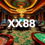 Join the excitement at XX88 casino with live games, vibrant roulette wheels, and polished poker tables.