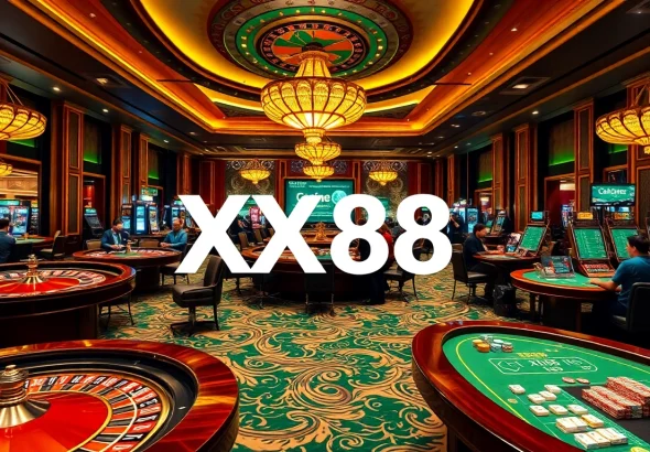 Join the excitement at XX88 casino with live games, vibrant roulette wheels, and polished poker tables.